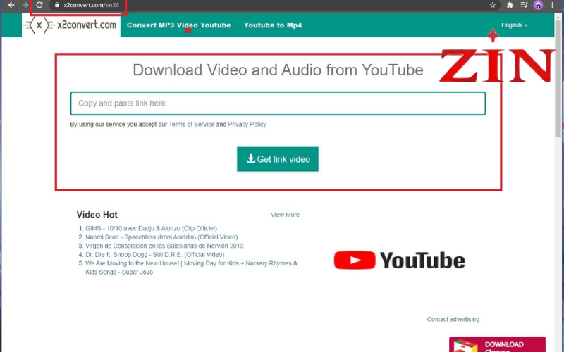 Hướng dẫn tải YouTube về máy tính miễn phí qua X2Convert