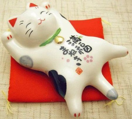 Background mèo thần tài đẹp cho máy tính