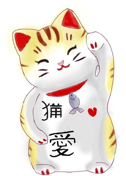 Hình nền mèo thần tài chất lượng 4K cho điện thoại