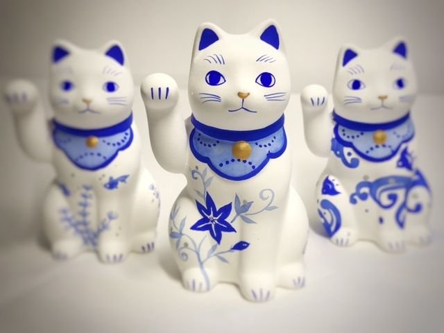 Hình nền mèo thần tài dành cho máy tính cute