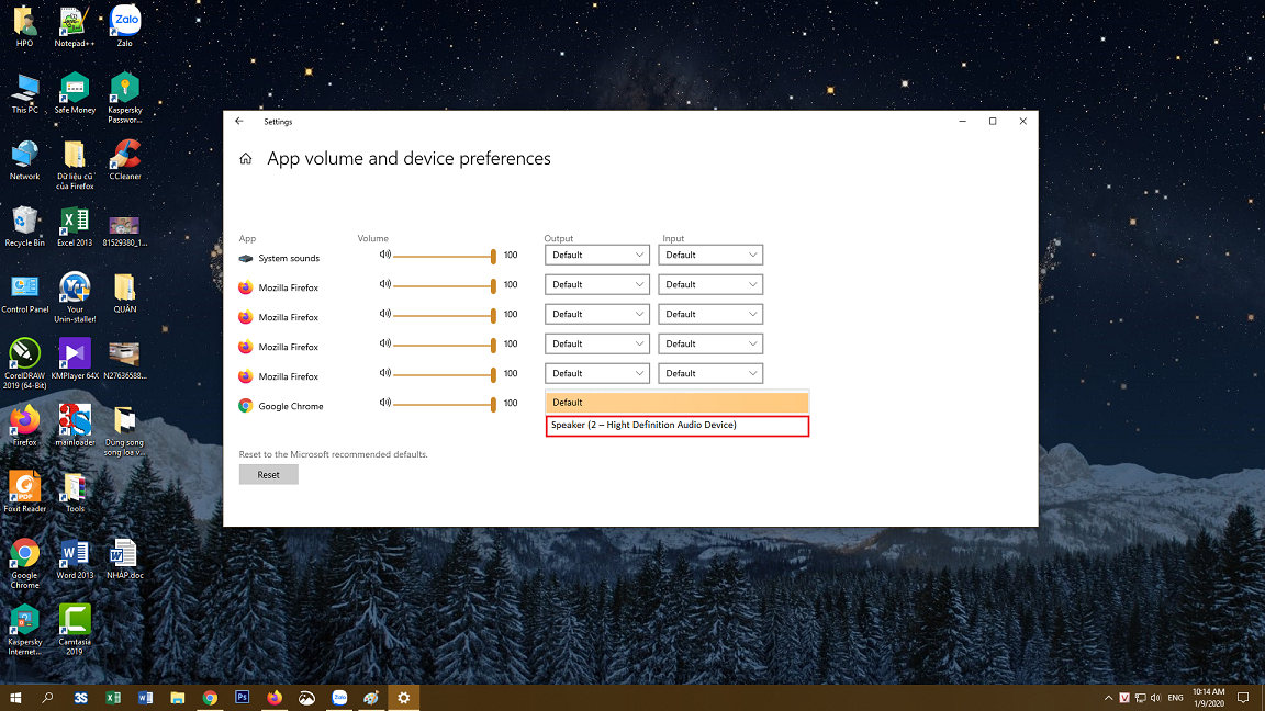 Thiết lập Chrome phát ra loa