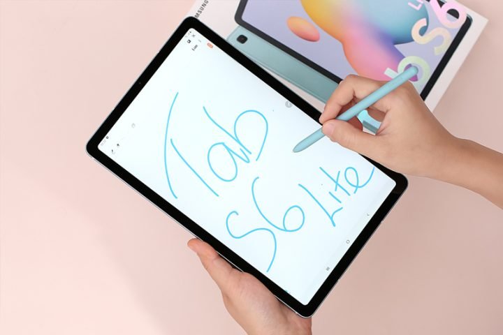 S Pen gắn nam châm tiện lợi trên máy tính bảng Galaxy Tab S6 Lite