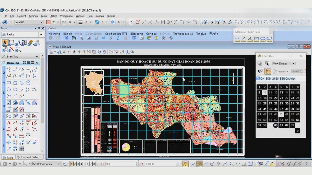 Giao diện MicroStation giúp tối ưu công việc thiết kế
