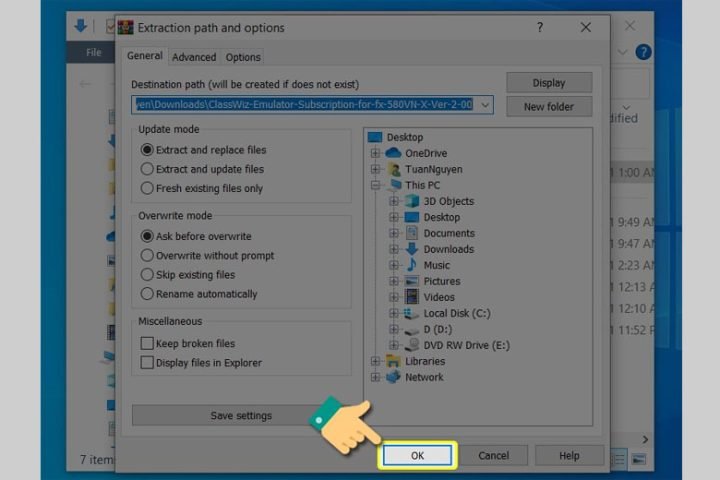 máy tính casio giả lập pc