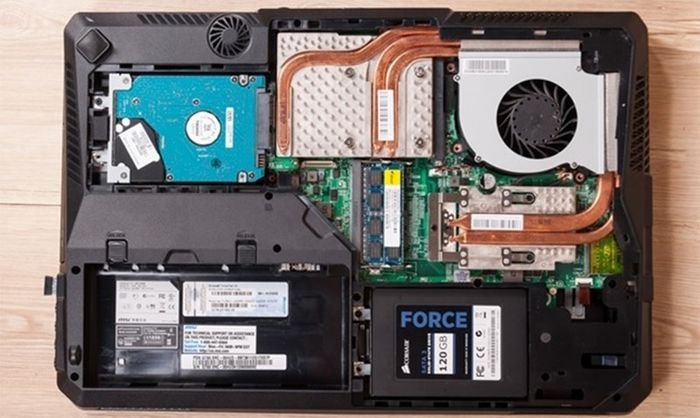Cấu tạo phần cứng của laptop, phiên bản thu gọn của cấu trúc phần cứng máy tính