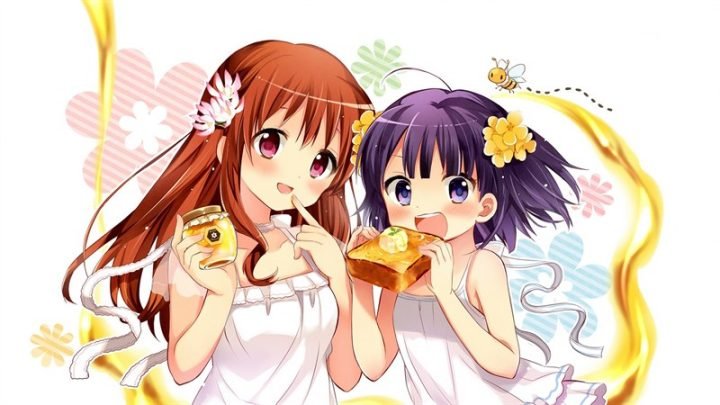 Hình nền máy tính dễ thương anime - Biểu cảm đáng yêu của Neko-chan