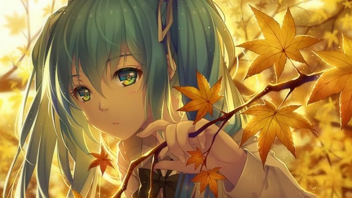 Hình nền máy tính dễ thương anime chất lượng cao