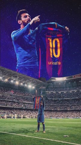 Logo Barca đẹp Messi