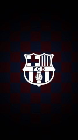 Logo Barca đẹp trắng đen