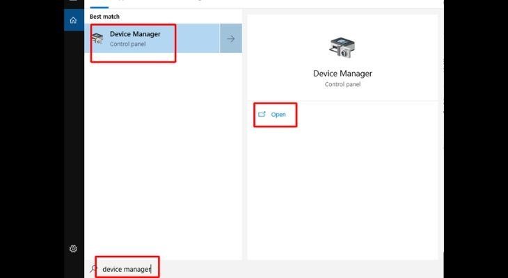 Nháº­p tÃ¬m kiáº¿m Device Manager