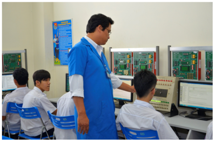 Không gian học tập và thực hành môn kỹ thuật phần cứng máy tính