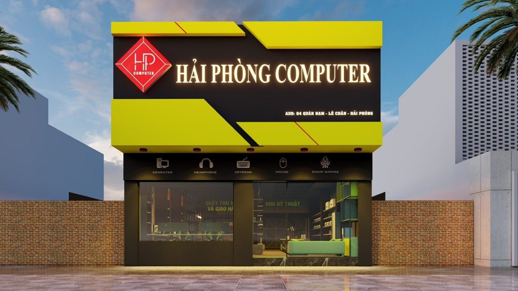 Không gian mua sắm linh kiện máy tính Hải Phòng hiện đại và tin cậy