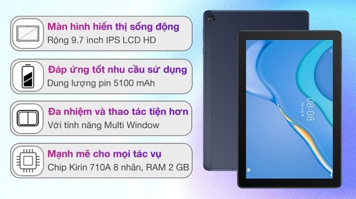 Máy tính bảng Huawei MatePad T10 giá rẻ với màn hình lớn