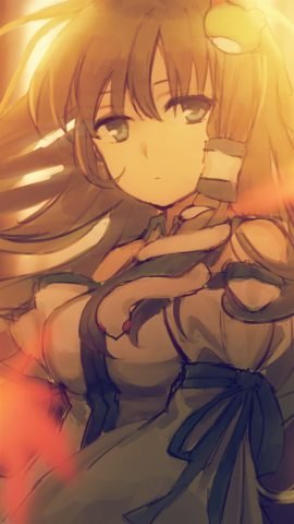 Hình nền điện thoại dễ thương anime - Hoa anh đào rực rỡ