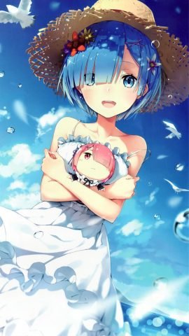 Hình nền điện thoại dễ thương anime - Cô gái cá tính