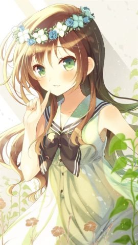Hình nền điện thoại dễ thương anime - Dịu dàng và thanh khiết