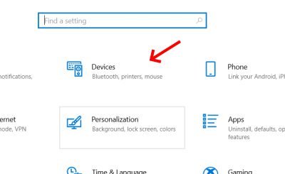 Chọn Devices trên thanh tác vụ Windows 8/8.1 để kết nối máy tính với tivi LG