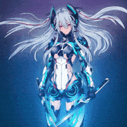 Hình nền Anime động cho máy tính cô gái cá tính