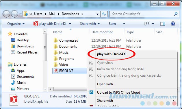 Dùng Bigo Live trên máy tính