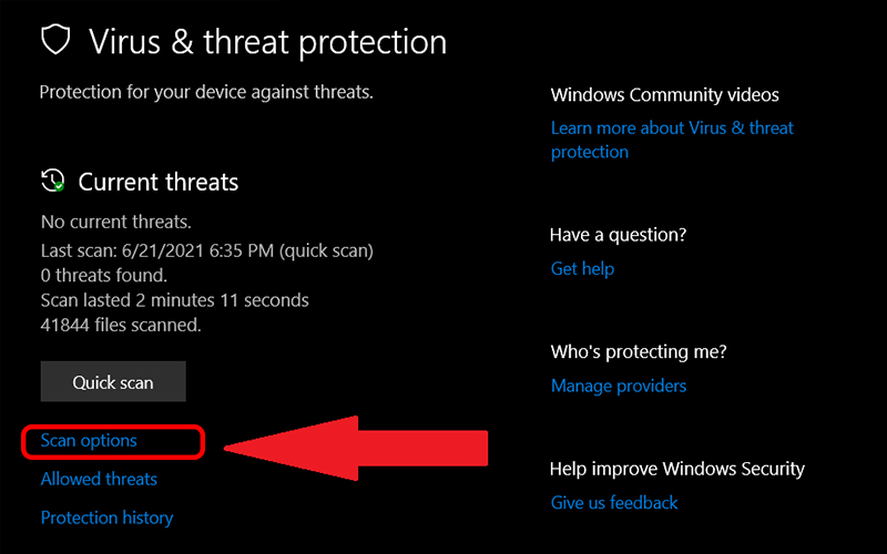 Biểu tượng Windows Security trên Windows 10, biểu thị bảo vệ máy tính