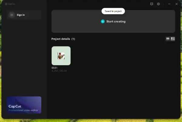 Thay đổi vị trí lưu dự án chỉnh sửa video CapCut