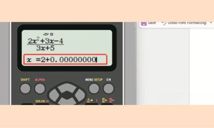 Nhập giá trị X tiến từ bên phải