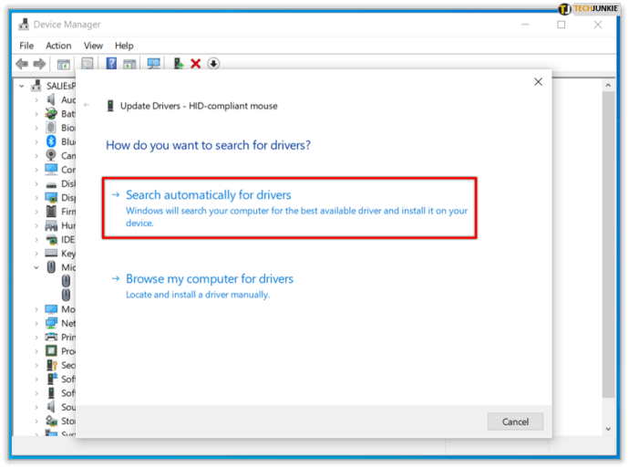 Tự động tìm kiếm driver khi màn hình máy tính no signal