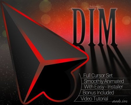 Con trỏ chuột 3D DIM Red