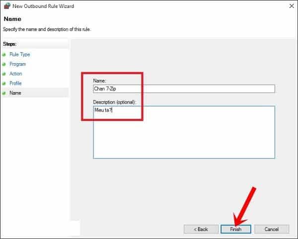 Hoàn tất thiết lập chặn chơi game trên máy tính