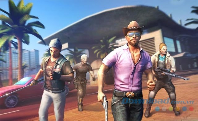 Đối phó với băng đảng tội phạm trong Gangstar Vegas trên máy tính