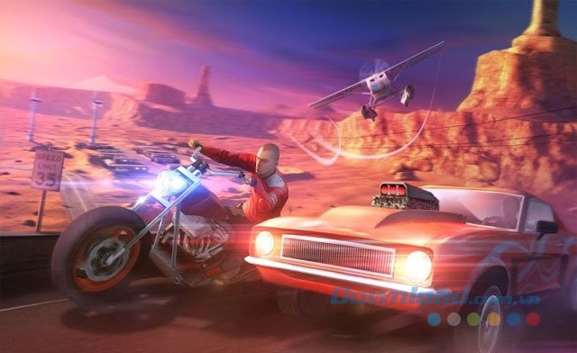 Đồ họa 3D chân thực của Gangstar Vegas, game cướp đường phố trên máy tính