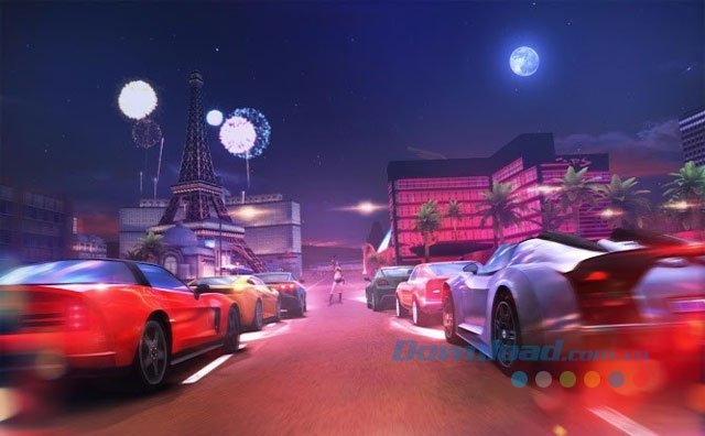 Đua xe nghẹt thở trong game cướp đường phố trên máy tính Gangstar Vegas