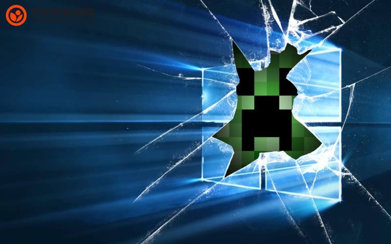 Kỹ thuật viên kiểm tra linh kiện máy tính có thể gây ra lỗi hình nền máy tính bị vỡ