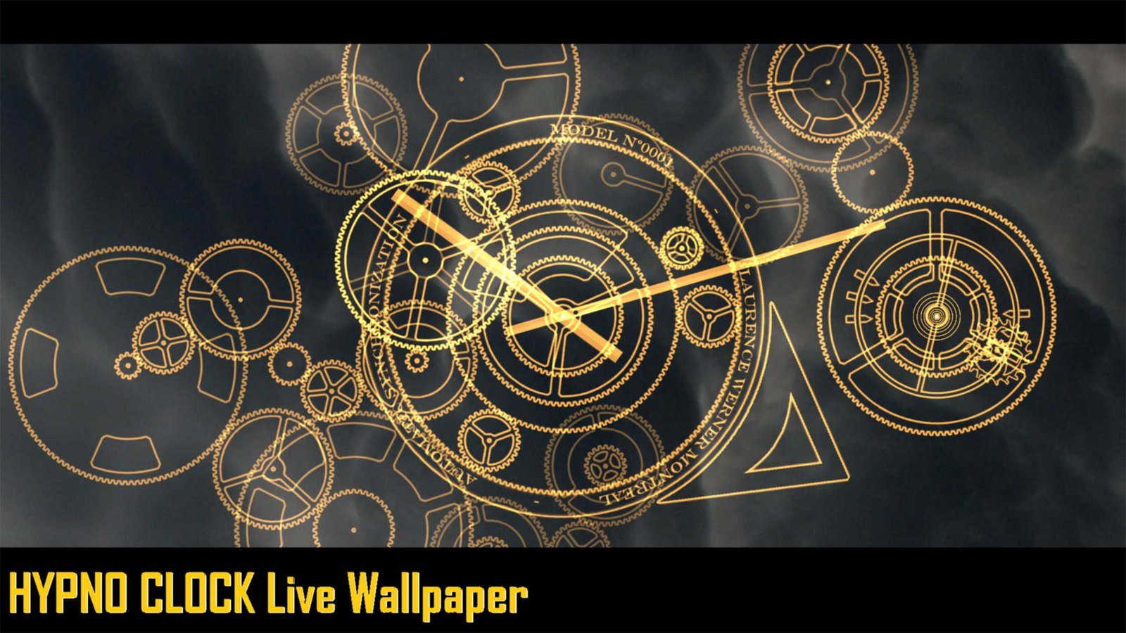 Hình nền đồng hồ cho máy tính: Hypno Clock Live Wallpaper đẹp kỳ thú