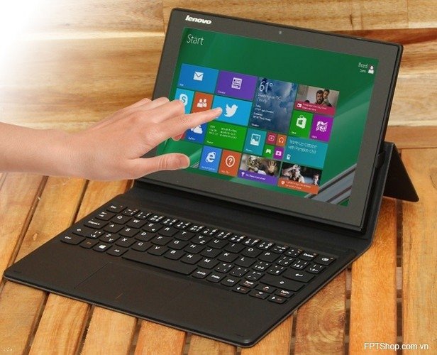 Màn hình 10 inch của Lenovo Miix 3 hiển thị rực rỡ