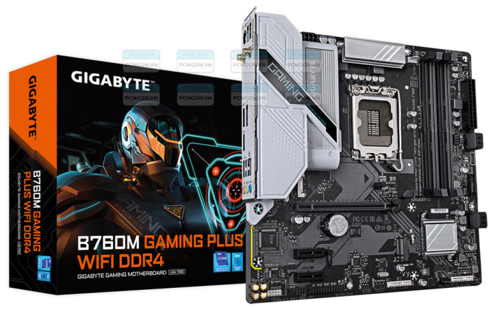 Các loại main máy tính hiện nay: Mainboard Micro ATX Gigabyte B760M Gaming Plus WIFI DDR4
