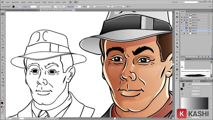 Phần mềm vẽ tranh anime trên máy tính Illustrator Draw