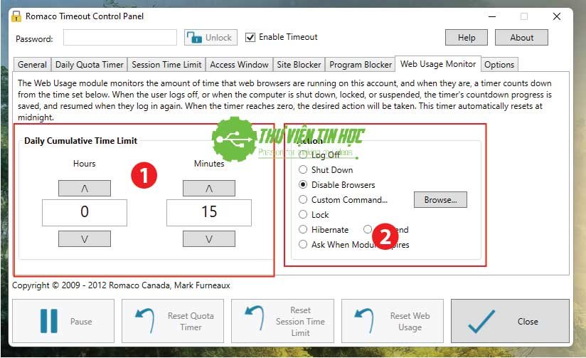 Giám sát thời gian sử dụng trình duyệt web với phần mềm quản lý thời gian sử dụng máy tính