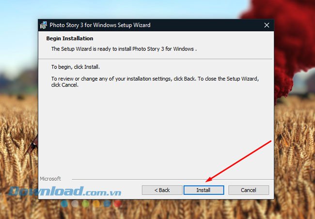 Hướng dẫn photo trên máy tính - Tiến hành cài đặt