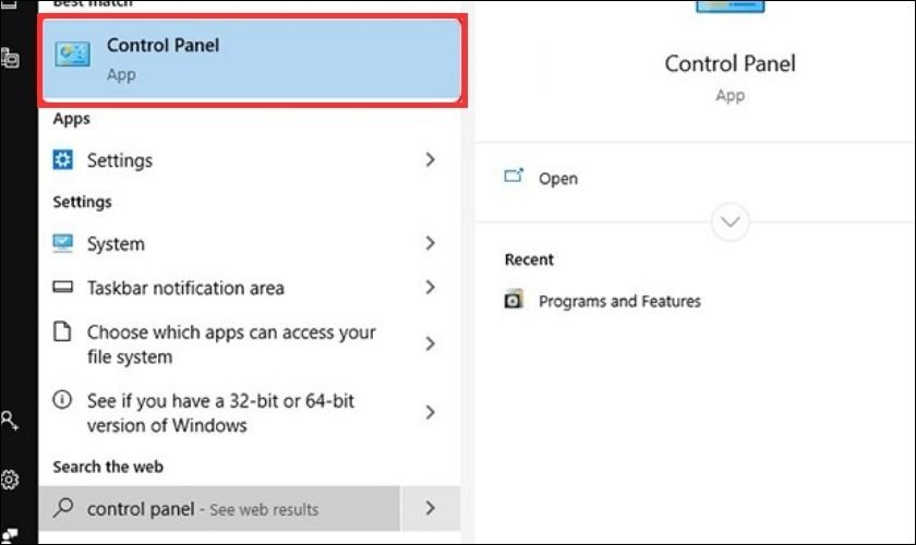 Cách bật Bluetooth trên máy tính Win 7 qua Control Panel
