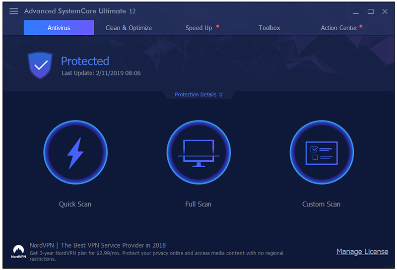 Advanced SystemCare phần mềm dọn rác máy tính