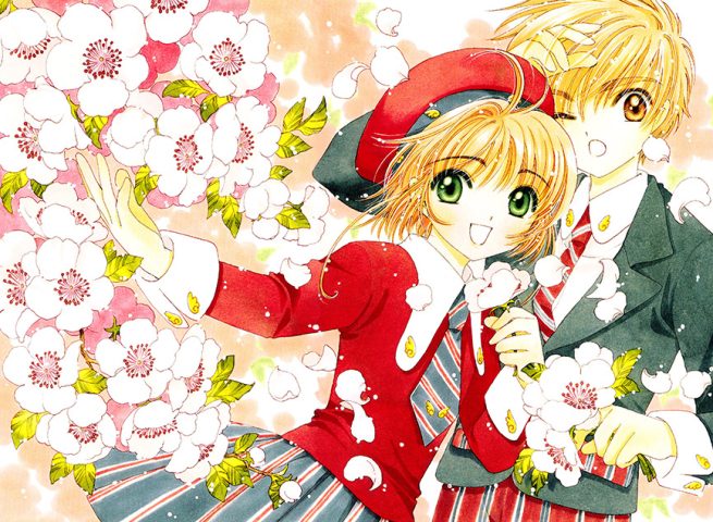 ảnh nền máy tính hoạt hình đẹp: Ảnh bìa Sakura dễ thương