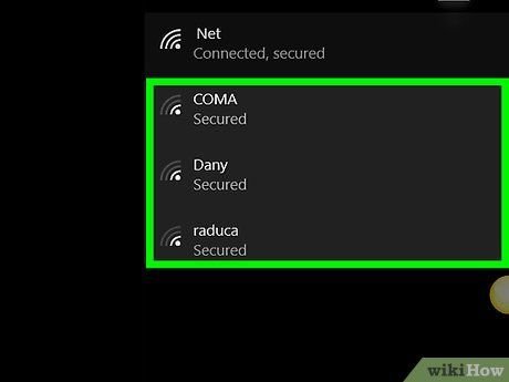 Khám phá các mạng Wi-Fi khác trên Windows