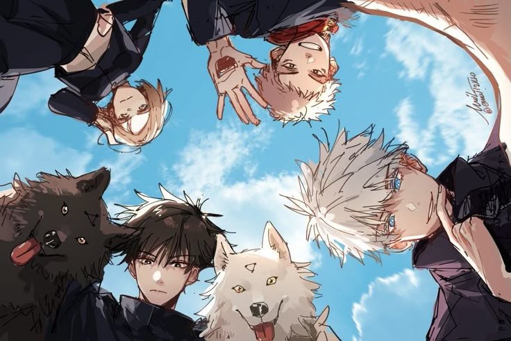 Ảnh anime cô gái với mái tóc đen và bộ đồng phục học sinh, đứng dưới mưa với ô dù