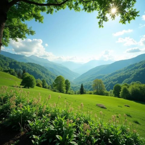 Cách tạo ảnh nền máy tính phong cách thiên nhiên