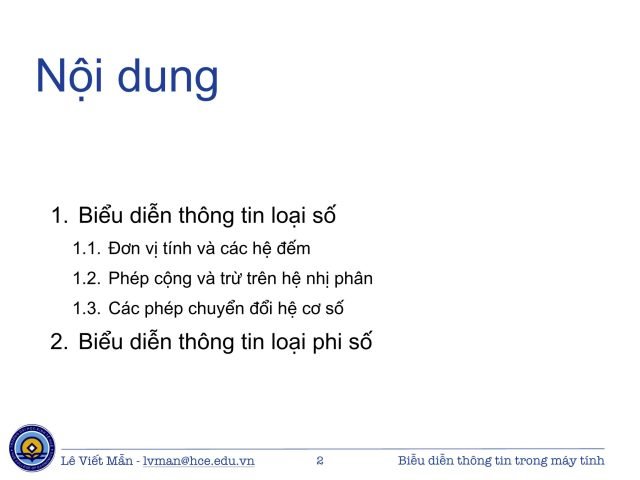 Máy tính biểu diễn thông tin như thế nào: Từ Bit đến Dữ liệu thực