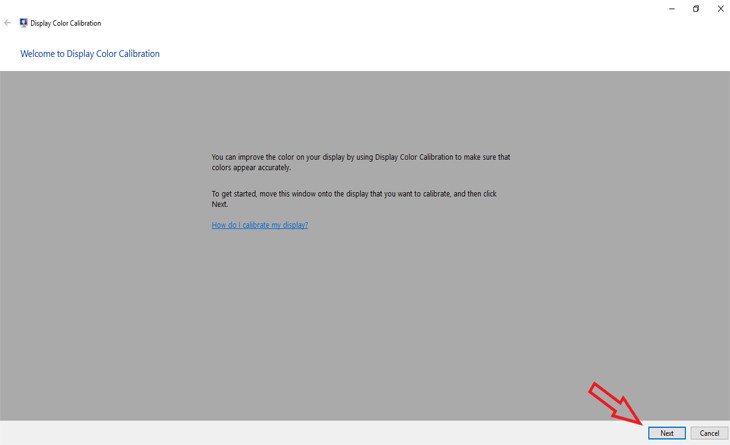 Bắt đầu quy trình căn chỉnh màn hình máy tính trên Windows