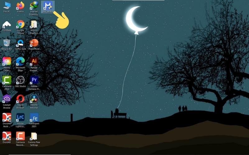 Khởi chạy ứng dụng Mi Home trên máy tính để bắt đầu quá trình xem camera Xiaomi