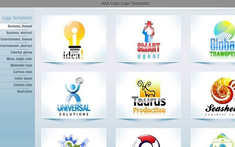 AAA Logo hỗ trợ thiết kế miễn phí trên máy tính - App thiết kế logo trên máy tính