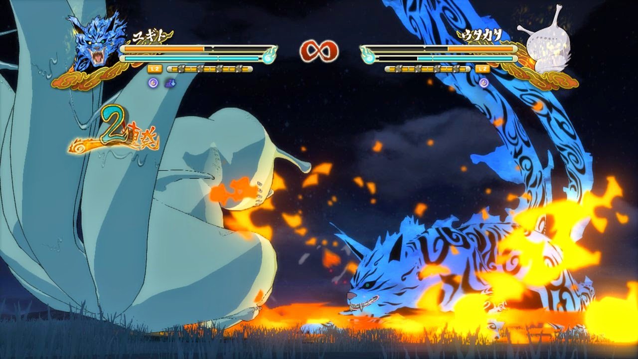 Các nhân vật Naruto, Sasuke và đồng đội chuẩn bị chiến đấu trong Naruto Shippuden Ultimate Ninja Storm 3, trải nghiệm tuyệt vời với tay cầm chơi game